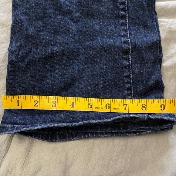 Coldwater Creek Stretch Straight Leg Jeans 40" Length - Blue - 10 - Picture 9 of 10